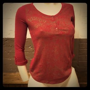 Lucky Brand 3/4 Sleeve Tee